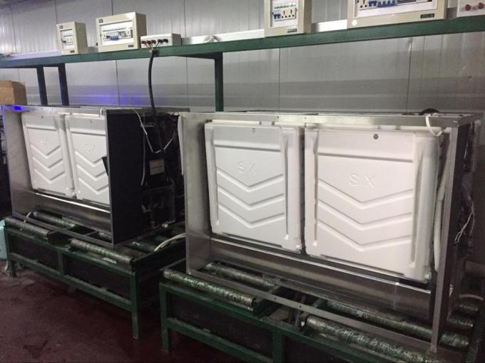 R134A Clear Square Ice Cube Maker Pendingin Udara / Air 35